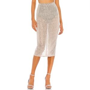 Camila Coelho - Beatriz Midi Skirt in Large